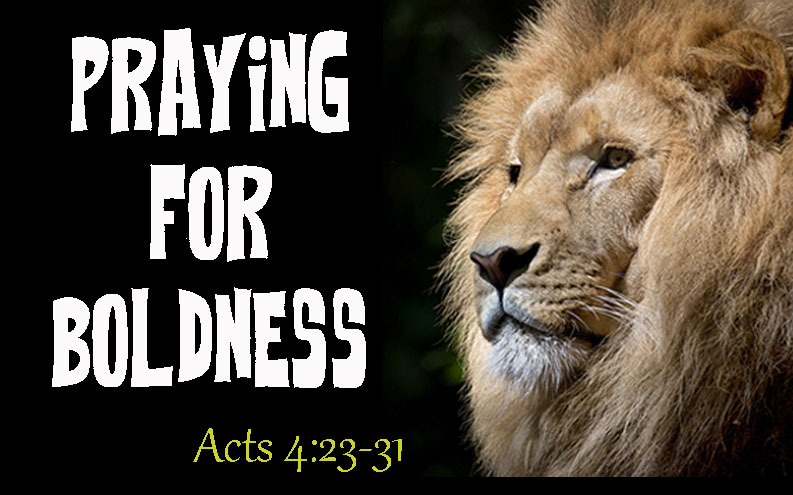 Praying for Boldness – Acts 4:23-31